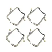 4 Pcs Mouth Gold Clutch Bag Frame Purse Hardware Kiss Frames Miss Lock