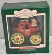 Hallmark Keepsake Ornament KRINGLE KOACH 1988 10th Collector Series qx400-1
