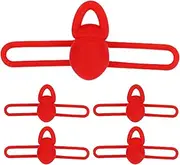 Hook Keeper for Fishing Rod - Set of 5 Rubber Fish Bait Keeper,Multi-Functional, Portable Fishing Accessories for Ice Pier Fly Boat