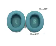1Pair Replacement Foam Ear Pads Cushion Cover for JBL E55BT Quincy E55BT Headphone Earmuff Headset Sleeve - Black