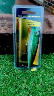 TSUNAMIPRO Top Water Popper 50474-Green Mackerel-Jarvis Walker-New in Pack.