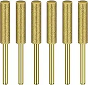 12X 4.0mm Diamond Chainsaw Sharpener Burr Grinder Chain Saw Drill Bits for Dremel AU
