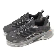 Merrell Moab Speed 2 GTX Gore-Tex Vibram Asphalt Grey Men Outdoors Shoes J037515