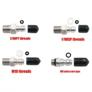 Head Connection Male Quick Unidirectional Foster Stainless-Steel Fill Nipple PCP