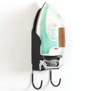 Ironing Board Holder Hanger Cupboard Door Wall Mount Storage Rack Hot Back/White