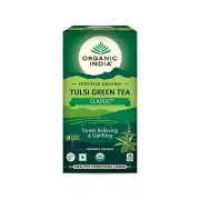 ORGANIC INDIA Tulsi Green Tea Classic|25 Tea Bags,35 Gm (1.4*25 ),Pack Of 1