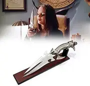 Buffy Jackal Knife Blade the Vampire Slayer Faith Knife with Stand
