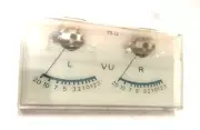 VTG VU METER FROM CLOSED STEREO RECEIVER AUDIO SHOP - NOS