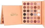 Maffick 30 Color Shadow Palette- Black Smoky Makeup with Shimmering Pearl Eyeshadow for a Radiant, Dramatic Look (02)