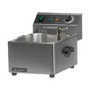 Adcraft DF-6L Single-Tank Countertop Electric Deep Fryer w/ Fryer Basket, 15 ...