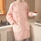 Oil-proof Painting Apron with Pockets Coffee Overalls Cooking Aprons for Women