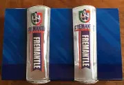 AFL Fremantle Freo Dockers 2pc Shot Glass Set Bar Home Drinks New