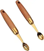Alipis Fruit Balls Spoon 2pcs Watermelon Digging Scoop Creative Design for Kitchen Meal Time