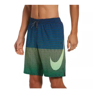 出清 NIKE HORIZON STRIPE 成人男九吋海灘褲 沙灘褲 衝浪褲 短褲 DRI-FIT NESSB508