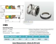 Mechanical Water Pump Seal Blower Diving 20MM TS560A Rotary Ring Carbon Spring