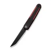 Civivi Knives KwaiQ C23015-1 Burgundy Black G10 Nitro-V Pocket Knife