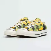 Men's Converse Chuck Taylor 70 Low Unisex SZ 5 Green Cammo 164408C