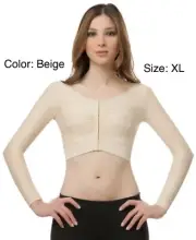 Isavela Comprexxwear Long Sleeve Breast Aug. Post Surgical Bolero X-Large Beige