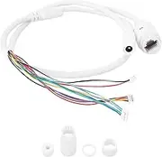 Create idea 11Pin POE IP Network Cable PCB Module POE Adapter Cable, RJ45 Female/DC Male Waterproof Cable Suitable for IP Camera, CCTV, Network