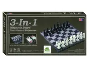 CHESS/CHECKERS 3-in-1 MAGN.12" (CHS001790)