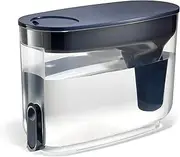 LifeStraw Home– Water Filter Dispenser, 18-Cup, Midnight Blue, BPA Free for Protection Against tap Water contaminants Including Bacteria, parasites, microplastics, Lead, Mercury, and Other Chemicals
