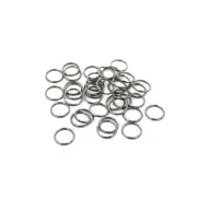 BULK 500 Jump Rings 10mm OD - Gunmetal Tone - J170