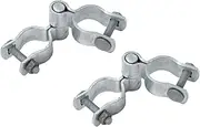 VIVIDA 1-3/8" Chain Link Fence Gate Hinge Kit, Include Female & Male Gate Hinges, Chain Link Fence Hardware, Galvanized Steel, 2 Set