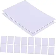 DOITOOL 20pcs Photo Frame Paper Cut Matting for Picture Frames Photo Mat Frame Mats Pre Picture Mat Matte Pictures Mat for Frame Backing Frame Matting Picture Frame Mat Paper Jam White