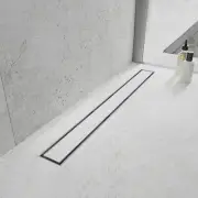 Elefloom Linear Shower Drain, Shower Drain 24 inch with 2-in-1 Tile Insert Cover