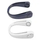Portable Bladeless Neck Fan 1200mAh Battery Wearable Fan Leafless USB Rechargeab