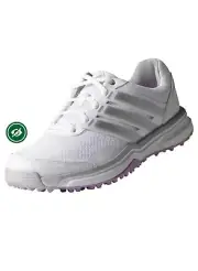 Adidas AdiPower s Boost2 Golf Shoes White Silver Orchid Womens SZ 7 US