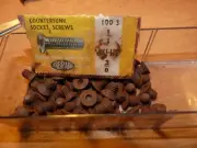 1/4 x 3/8 whitworth countersunk socket screws x 20 - FREEPOST -(drawer 204)