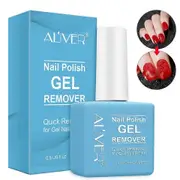 NEW Aliver Soak-off Gel Acrylic Nail Polish Magic Quick Burst Manicure Remover 15ml