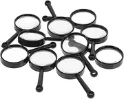 Generic 10PCS High Definition Handheld Magnifying Glass Ergonomic Reading Magnifiers with Optical Lens for Seniors Detailed Observations and Exploration