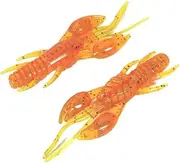 LLEIIshen 10pcs 20Pcs Soft Fishing Lure 43mm 1.5g Shrimp Smell Lobster Lure Silicone Worm Bait Jigging Lure Artificial Bait/1559