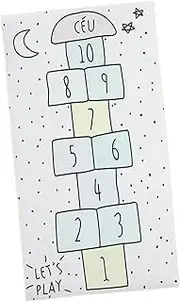 GARVALON Play Mat Floor Mat Decor Boys and Girls Game Pad Comfortable Crawling Pad