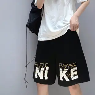 現貨熱銷-Nike短褲 耐吉夏季短褲 Nike棉短褲 幻影重疊logo 運動寬鬆 Nike情侶短褲 耐吉休短褲