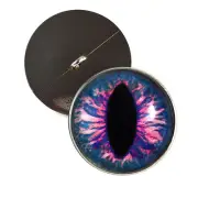 Big Fantasy Dragon Sew On Glass Eyes 30mm Button Loop for Stuffed Animal Plushie