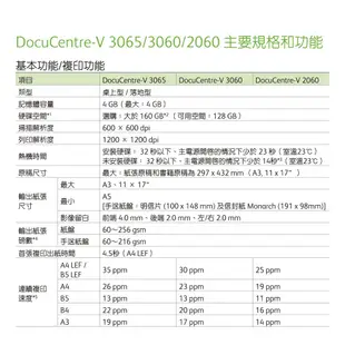 含稅可開立發票 富士全錄 fuji xerox DocuCentre-V 2060 A3黑白數位影印機