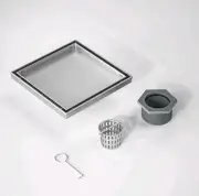 8" Inch Shower Drain Brushed 304 Stainless Steel Tile Insert
