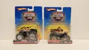 Monster Jam Donkey Kong 68/70 + Wrecking Crew 20/70 Truck 2007 *NICE CARDS*1:64