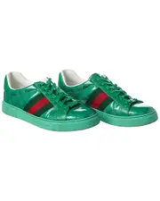 Gucci Ace GG Crystal Canvas Sneaker (Authentic Pre-Loved)