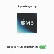 "Apple MacBook Air 15"" with M3 chip 24GB 512GB - Midnight"