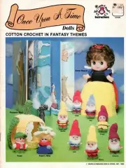 Once Upon A Time Dolls Cotton Crochet in Fantasy Themes Mangelsen Leaflet 019-95