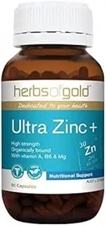 Herbs Of Gold Ultra Zinc+ 60c