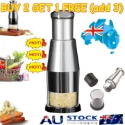 Manual Hand Press Garlic Onion Vegetable Food Chopper Cutter Processor Dicer 6J