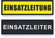 Patch Force - Rubber Patch (Colourful) in The Dimensions 15 cm x 4 cm - for Police, Fire Brigade, German Armed Forces and Operational Ladders - for Attaching to Jacket, Vest, Uniform, Backpack, Bag