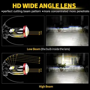 【狂飆】H4 H17 HS1 LED新版魚眼 大燈 9003 HB2 LED汽車大燈燈泡 機車大燈燈泡 車燈 大燈 霧燈