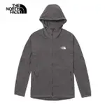 【THE NORTH FACE】TNF 風衣外套 防潑水防曬 M SUN SMOOTH WIND JKT - AP 男 灰(NF0A87VW0UZ)