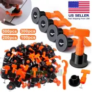 Reusable Anti-Lippage Tile Leveling System Positioning T-lock Floor Tool 50/500x